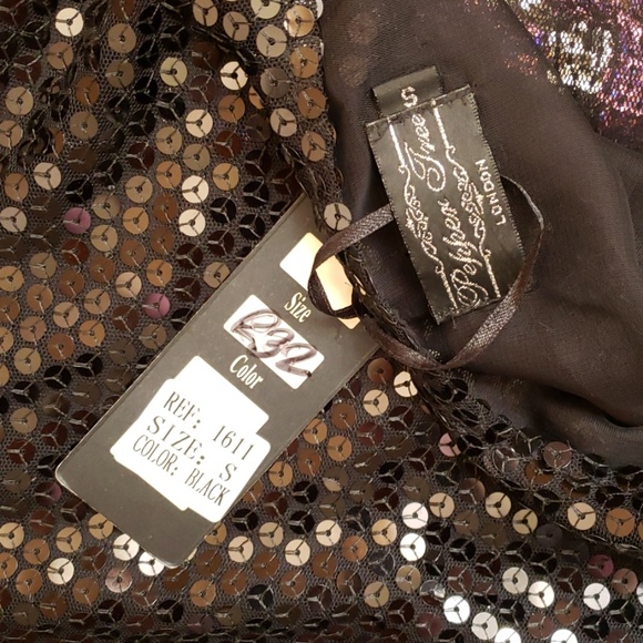 Sequence Mini Dress with flower design - Picture 8 of 8